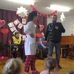 Audycja muzyczna w przedszkolu.