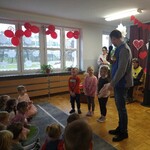 Audycja muzyczna w przedszkolu.